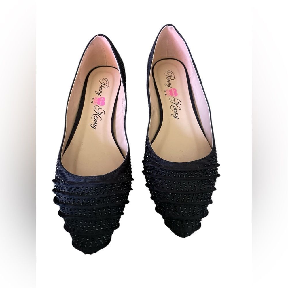 Penny Loves Kenny Black  Aaron Jl Ballet Flat size 7.5